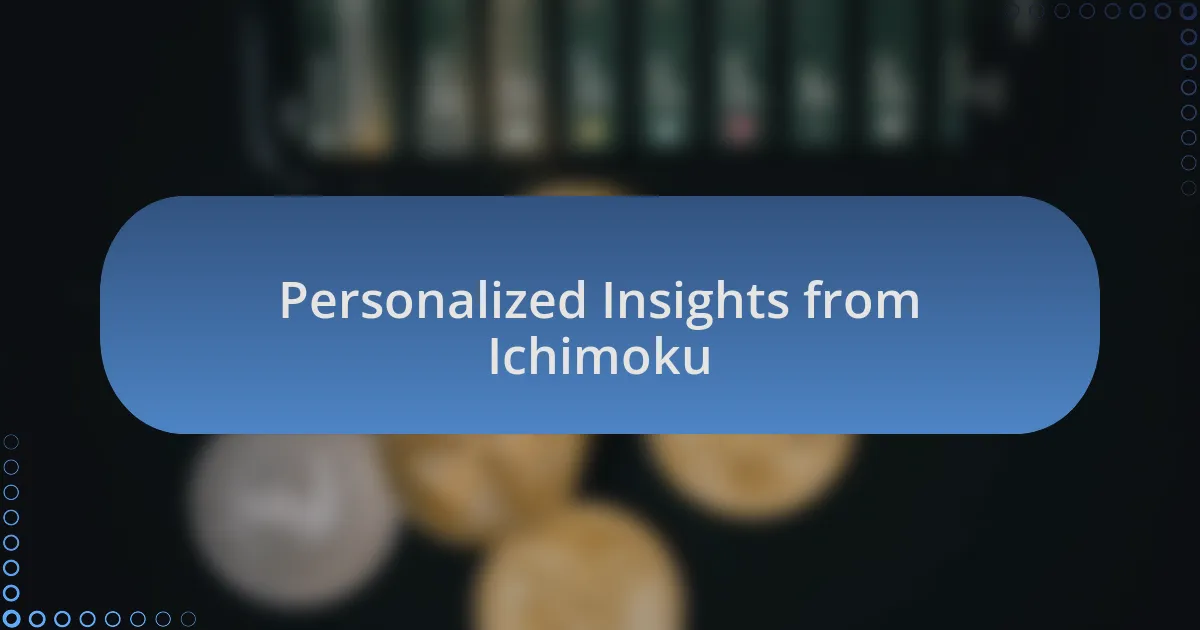 Personalized Insights from Ichimoku